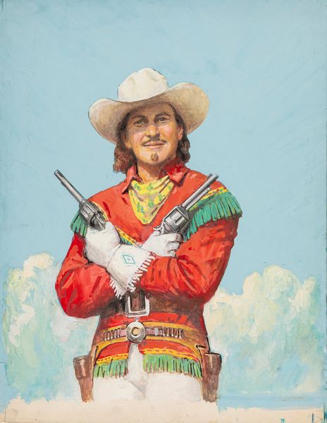 Septimus Edwin Scott : Buffalo Bill  - Asta Fumetti: Tavole e Illustrazioni Originali - Associazione Nazionale - Case d'Asta italiane