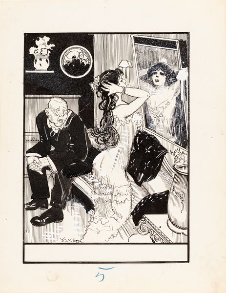 Yambo (Enrico Novelli) : Le memorie di una Sciantosa  - Asta Fumetti: Tavole e Illustrazioni Originali - Associazione Nazionale - Case d'Asta italiane