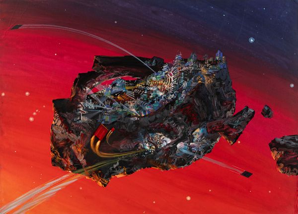 Giorgio De Gaspari : Le stazioni orbitanti  - Asta Fumetti: Tavole e Illustrazioni Originali - Associazione Nazionale - Case d'Asta italiane