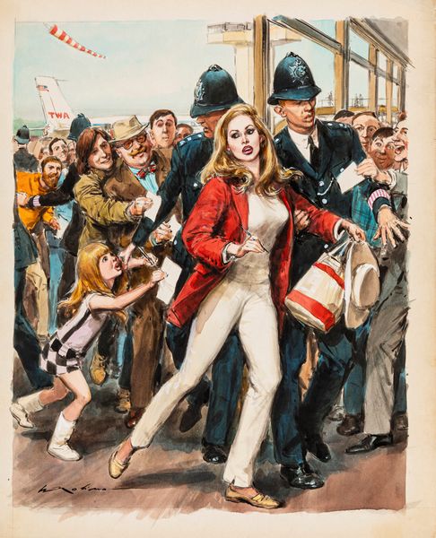 Walter Molino : Ursula Andress  - Asta Fumetti: Tavole e Illustrazioni Originali - Associazione Nazionale - Case d'Asta italiane