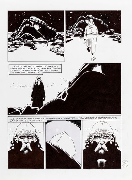 Giancarlo Alessandrini : Martin Mystre - Il segreto di San Nicola  - Asta Fumetti: Tavole e Illustrazioni Originali - Associazione Nazionale - Case d'Asta italiane