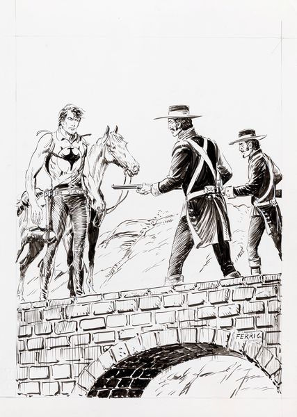 Gallieno Ferri : Zagor - Sulle tracce di Dexter Green  - Asta Fumetti: Tavole e Illustrazioni Originali - Associazione Nazionale - Case d'Asta italiane