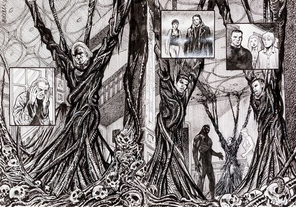 Gino Vercelli : Dampyr - Doppelganger Hotel  - Asta Fumetti: Tavole e Illustrazioni Originali - Associazione Nazionale - Case d'Asta italiane