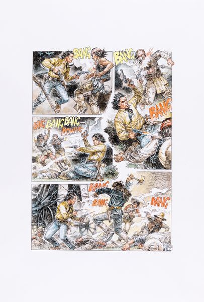 Paolo Eleuteri Serpieri : Tex - Leroe e la leggenda  - Asta Fumetti: Tavole e Illustrazioni Originali - Associazione Nazionale - Case d'Asta italiane