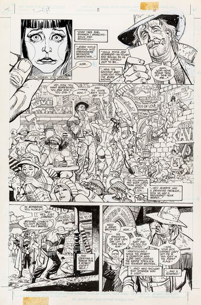 José Luis Garcia-Lopéz : Twilight - Lord of the Long Shadow  - Asta Fumetti: Tavole e Illustrazioni Originali - Associazione Nazionale - Case d'Asta italiane