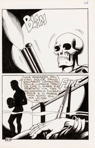 Magnus (Roberto Raviola) : Kriminal - Il caso Stark  - Asta Fumetti: Tavole e Illustrazioni Originali - Associazione Nazionale - Case d'Asta italiane