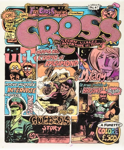 Magnus (Roberto Raviola) : Cross  - Asta Fumetti: Tavole e Illustrazioni Originali - Associazione Nazionale - Case d'Asta italiane