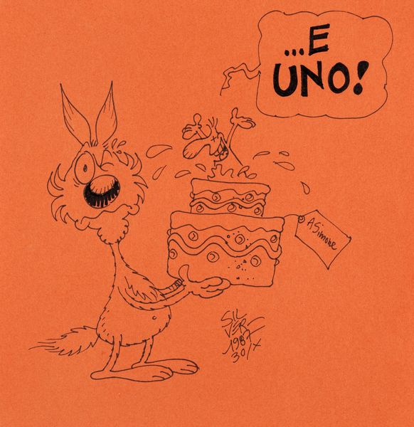 Silver (Guido Silvestri) : Lupo Alberto  - Asta Fumetti: Tavole e Illustrazioni Originali - Associazione Nazionale - Case d'Asta italiane