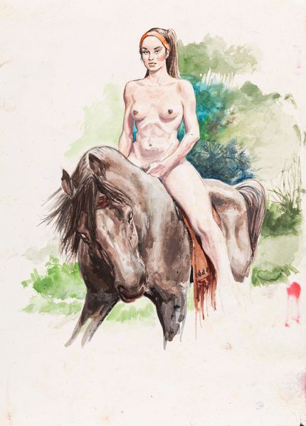 Guido Buzzelli : Amazzone  - Asta Fumetti: Tavole e Illustrazioni Originali - Associazione Nazionale - Case d'Asta italiane