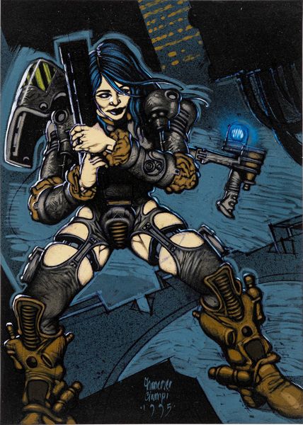 Francesco Ciampi : Sex warrior  - Asta Fumetti: Tavole e Illustrazioni Originali - Associazione Nazionale - Case d'Asta italiane