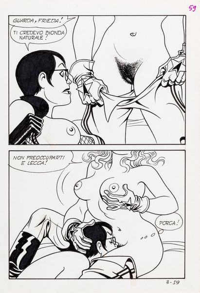 Magnus (Roberto Raviola) : Necron - I mostri meccanici  - Asta Fumetti: Tavole e Illustrazioni Originali - Associazione Nazionale - Case d'Asta italiane