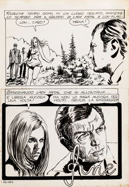 Milo Manara : Genius - A forma di cuore  - Asta Fumetti: Tavole e Illustrazioni Originali - Associazione Nazionale - Case d'Asta italiane