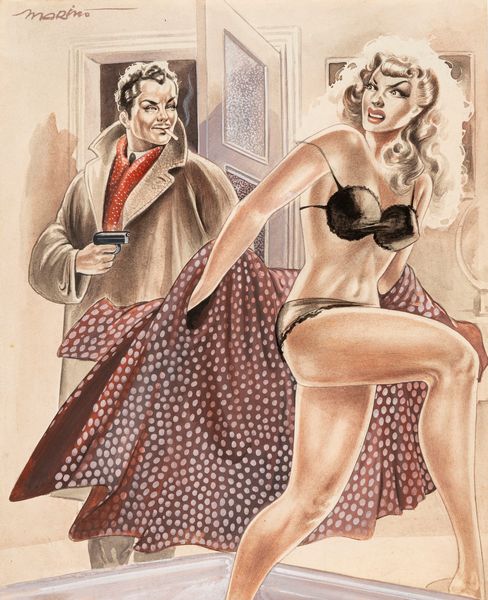 Marino (Marino Guarguaglini) : Ospite inatteso  - Asta Fumetti: Tavole e Illustrazioni Originali - Associazione Nazionale - Case d'Asta italiane