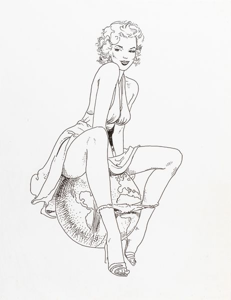 Marco Nizzoli : Marilyn Monroe  - Asta Fumetti: Tavole e Illustrazioni Originali - Associazione Nazionale - Case d'Asta italiane