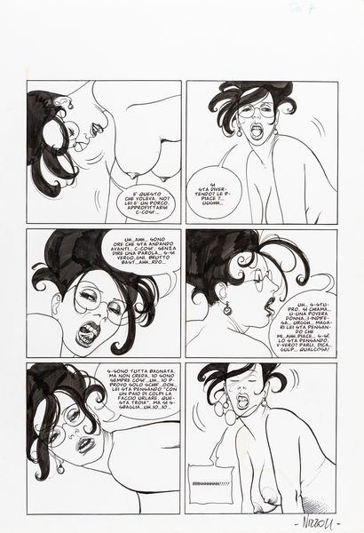 Marco Nizzoli : Il vizioso mondo di Keto  - Asta Fumetti: Tavole e Illustrazioni Originali - Associazione Nazionale - Case d'Asta italiane