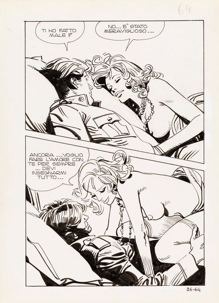 Ferdinando Tacconi : I Notturni - Il Grande Gantry  - Asta Fumetti: Tavole e Illustrazioni Originali - Associazione Nazionale - Case d'Asta italiane