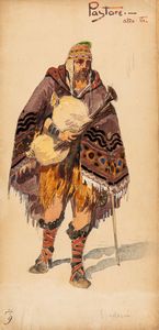 Alfredo Edel : Tristano e Isotta  - Asta Fumetti: Tavole e Illustrazioni Originali - Associazione Nazionale - Case d'Asta italiane