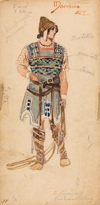 Alfredo Edel : Tristano e Isotta  - Asta Fumetti: Tavole e Illustrazioni Originali - Associazione Nazionale - Case d'Asta italiane