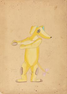 Sergio Tofano : Burattini  - Asta Fumetti: Tavole e Illustrazioni Originali - Associazione Nazionale - Case d'Asta italiane