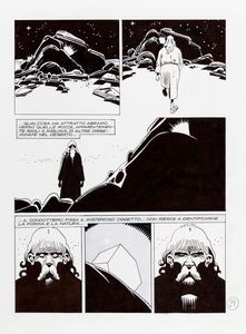 Giancarlo Alessandrini : Martin Mystre - Il segreto di San Nicola  - Asta Fumetti: Tavole e Illustrazioni Originali - Associazione Nazionale - Case d'Asta italiane