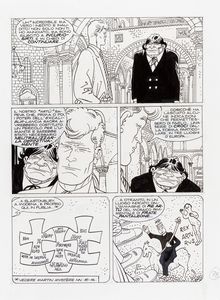 Giancarlo Alessandrini : Martin Mystre - Il segreto di San Nicola  - Asta Fumetti: Tavole e Illustrazioni Originali - Associazione Nazionale - Case d'Asta italiane