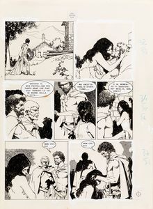 Arturo Del Castillo : Caino e Abele  - Asta Fumetti: Tavole e Illustrazioni Originali - Associazione Nazionale - Case d'Asta italiane