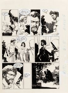 Arturo Del Castillo : Caino e Abele  - Asta Fumetti: Tavole e Illustrazioni Originali - Associazione Nazionale - Case d'Asta italiane