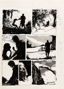 Arturo Del Castillo : Caino e Abele  - Asta Fumetti: Tavole e Illustrazioni Originali - Associazione Nazionale - Case d'Asta italiane