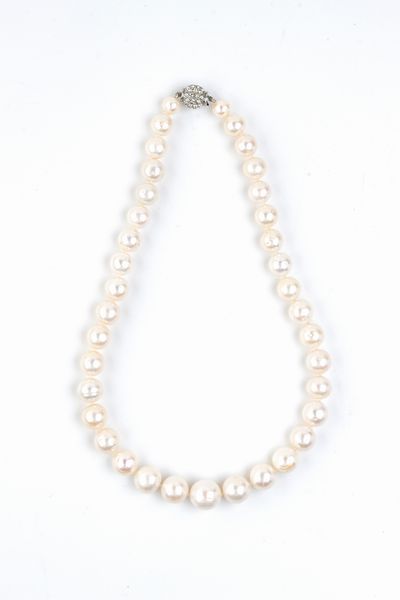 Girocollo con perle in oro e paste vitree  - Asta Gioielli, Orologi e Penne - Associazione Nazionale - Case d'Asta italiane