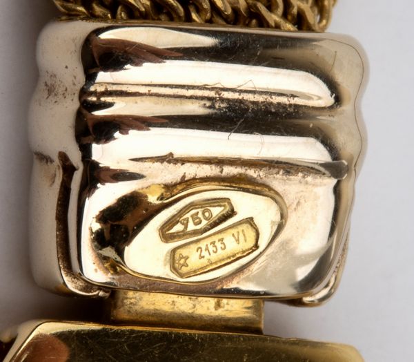 Girocollo multifili in oro giallo  - Asta Gioielli, Orologi e Penne - Associazione Nazionale - Case d'Asta italiane