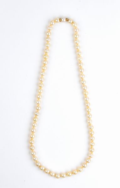Collana di perle con diamanti  - Asta Gioielli, Orologi e Penne - Associazione Nazionale - Case d'Asta italiane