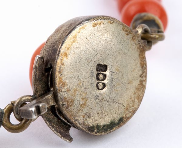 Girocollo in corallo rosso Mediterraneo  - Asta Gioielli, Orologi e Penne - Associazione Nazionale - Case d'Asta italiane