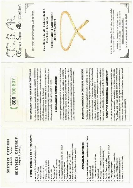 Collana trasformabile in oro e diamanti  - Asta Gioielli, Orologi e Penne - Associazione Nazionale - Case d'Asta italiane