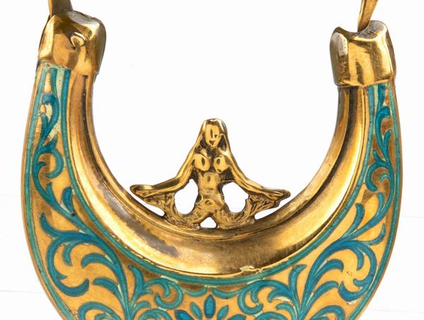 Orecchini a panierino in oro e smalti - Siclia  - Asta Gioielli, Orologi e Penne - Associazione Nazionale - Case d'Asta italiane