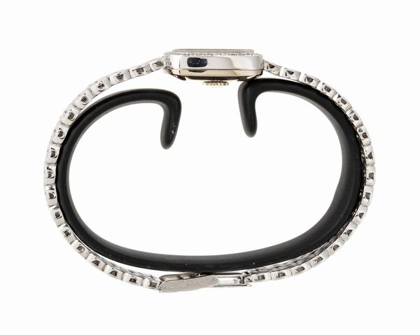 Baume & Mercier : Orologio da polso Lady in oro 18K e diamanti  - Asta Gioielli, Orologi e Penne - Associazione Nazionale - Case d'Asta italiane