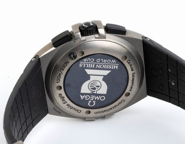 OMEGA : Costellation chrono: orologio da polso in acciaio  - Asta Gioielli, Orologi e Penne - Associazione Nazionale - Case d'Asta italiane