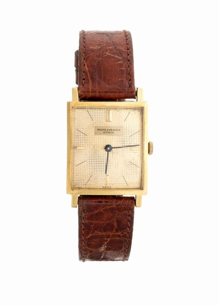 Baume & Mercier : Orologio da polso uomo in oro 18K  - Asta Gioielli, Orologi e Penne - Associazione Nazionale - Case d'Asta italiane