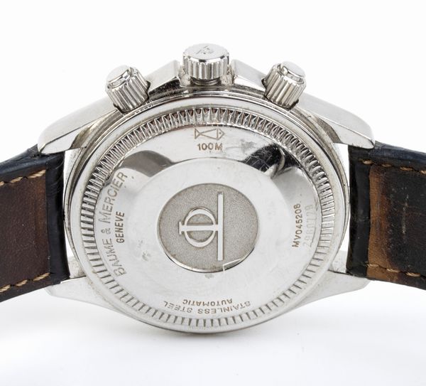 Baume & Mercier : Orologio - cronografo da polso in acciaio  - Asta Gioielli, Orologi e Penne - Associazione Nazionale - Case d'Asta italiane