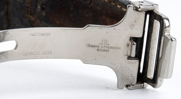 Baume & Mercier : Orologio - cronografo da polso in acciaio  - Asta Gioielli, Orologi e Penne - Associazione Nazionale - Case d'Asta italiane