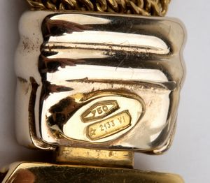 Girocollo multifili in oro giallo  - Asta Gioielli, Orologi e Penne - Associazione Nazionale - Case d'Asta italiane