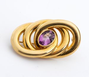 Lotto di 3 spille in oro  - Asta Gioielli, Orologi e Penne - Associazione Nazionale - Case d'Asta italiane