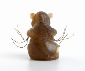 FABERGÉ® : Una raffinata marmotta in agata  - Asta Gioielli, Orologi e Penne - Associazione Nazionale - Case d'Asta italiane