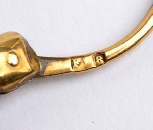 Orecchini a panierino in oro e smalti - Siclia  - Asta Gioielli, Orologi e Penne - Associazione Nazionale - Case d'Asta italiane