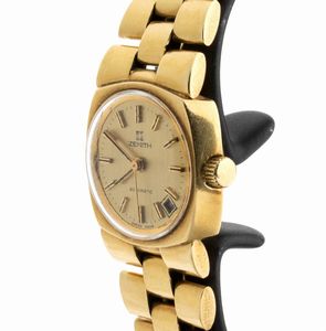 ZENITH : Orologio da polso Lady in oro 18k  - Asta Gioielli, Orologi e Penne - Associazione Nazionale - Case d'Asta italiane