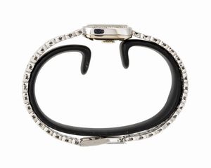 Baume & Mercier : Orologio da polso Lady in oro 18K e diamanti  - Asta Gioielli, Orologi e Penne - Associazione Nazionale - Case d'Asta italiane