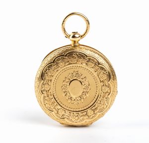 Orologio da tasca in oro 18K  - Asta Gioielli, Orologi e Penne - Associazione Nazionale - Case d'Asta italiane