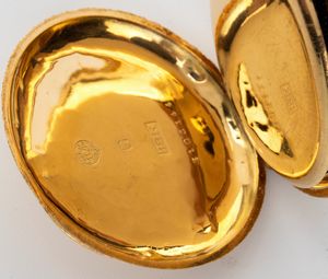 Orologio da tasca in oro con catena  - Asta Gioielli, Orologi e Penne - Associazione Nazionale - Case d'Asta italiane