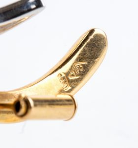 Spilla in oro con perle e diamanti, appartenuta alla Contessa Paola Della Chiesa  - Asta Gioielli, Orologi e Penne - Associazione Nazionale - Case d'Asta italiane