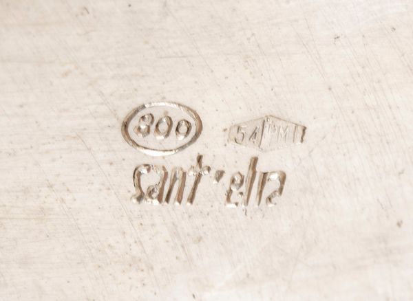 Arrigo Finzi : Centrotavola italiano in argento Sant'Elia  - Asta Argenti, avori, coralli e altri oggetti d'arte provenienti da importanti collezioni private - Associazione Nazionale - Case d'Asta italiane