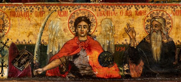 Icona ortodossa raffigurante Madonna con Bambino e pergamena  - Asta Argenti, avori, coralli e altri oggetti d'arte provenienti da importanti collezioni private - Associazione Nazionale - Case d'Asta italiane